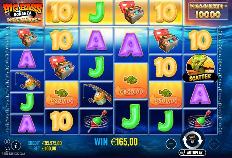 Screenshot 2 van Big Bass Bonanza Megaways